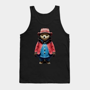 Paddington Bear in Red & Blue coat Tank Top